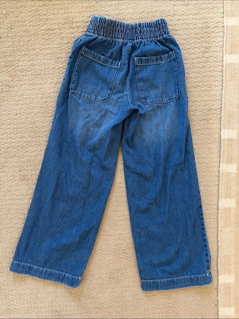 Girls Zara Wide-Leg Denim Jeans